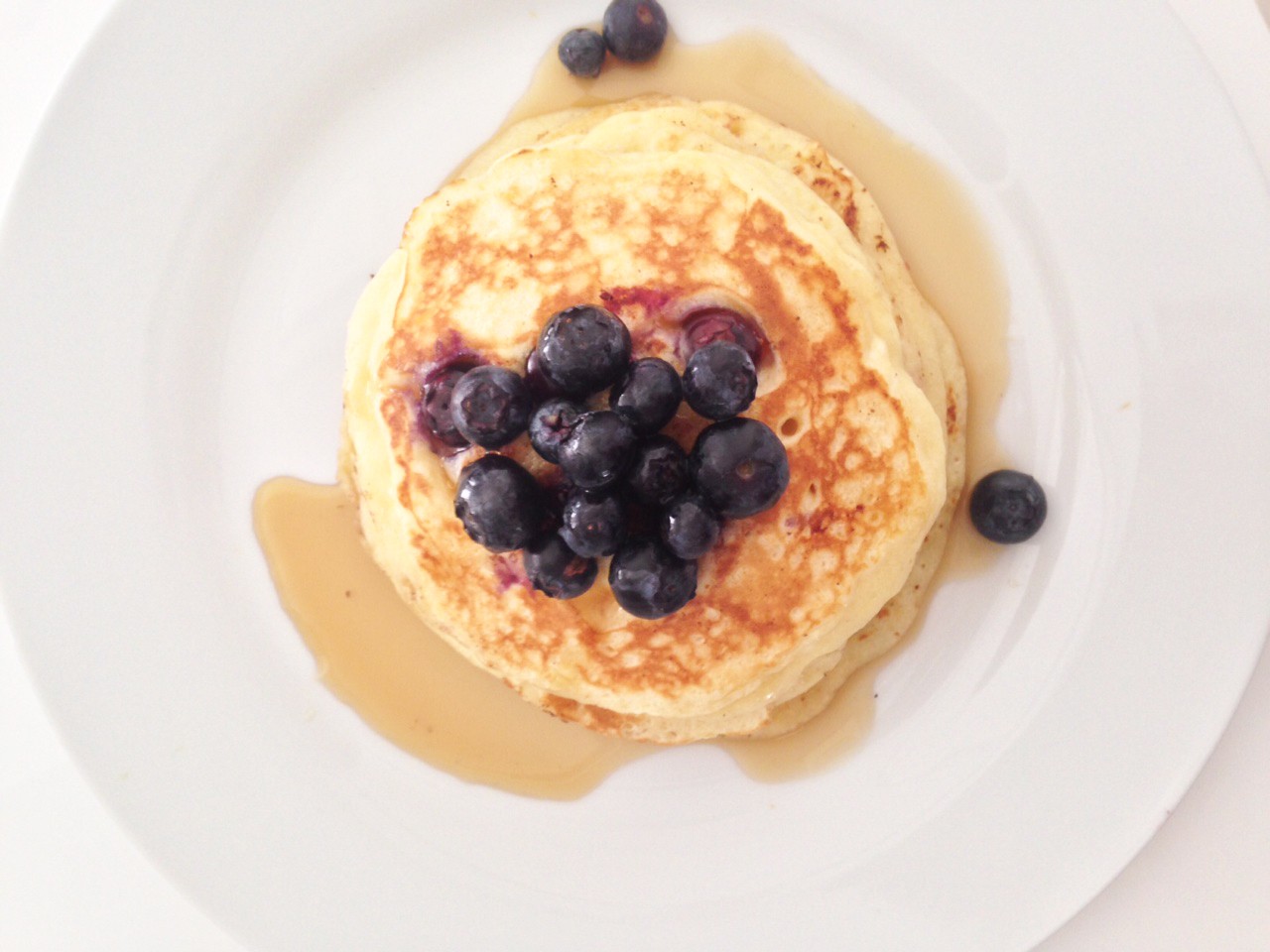 Blueberry-Ricotta-Flapjacks