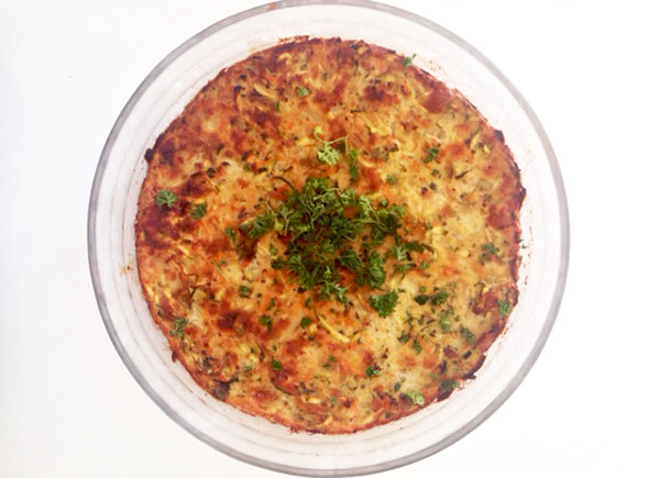 Zucchini Pie With Relish