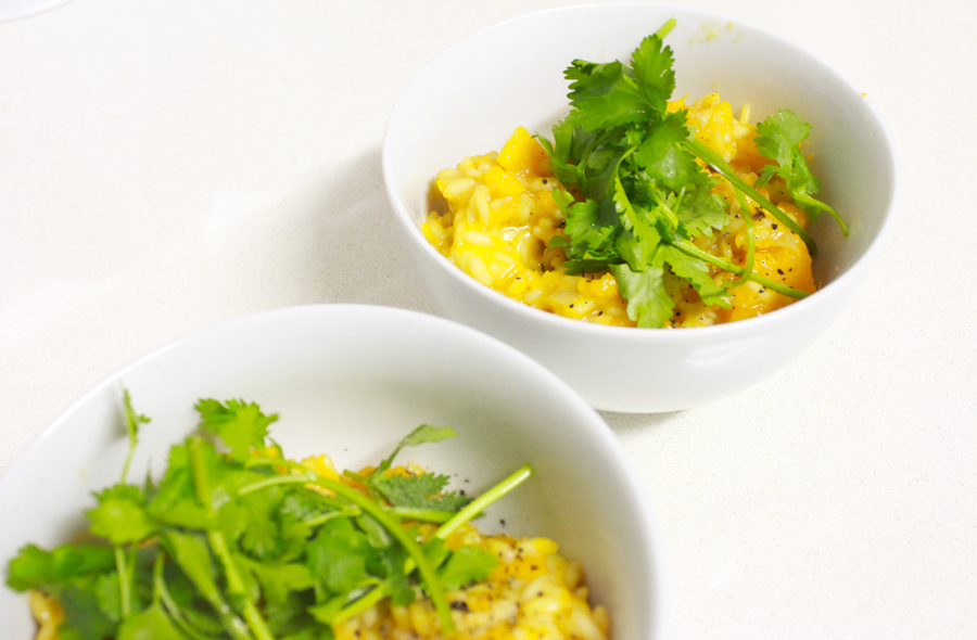 Butternut Risotto With Relish 3